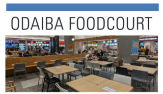 【ODAIBA　FOODCOURT】お台場の店内ペットOKのフードコート