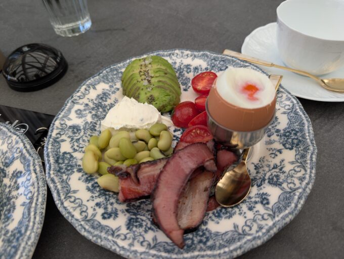 パンケーキの付け合わせ