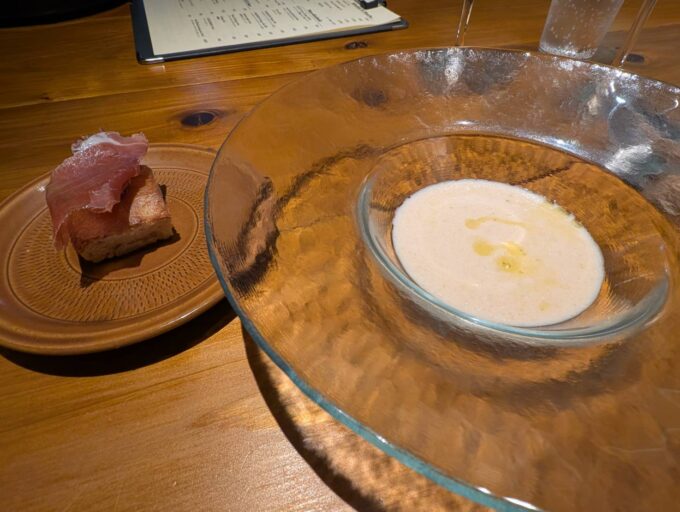 新玉ねぎのスープ
