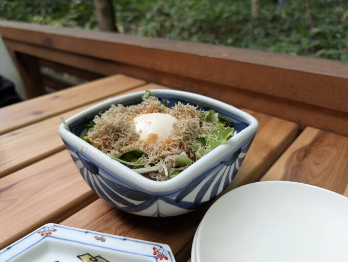 高原野菜と豆腐のサラダ