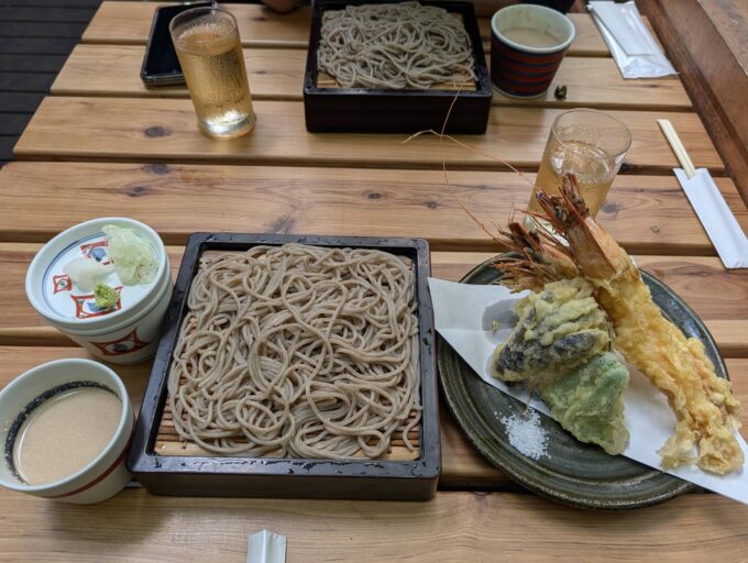 天せいろ上　クルミだれ追加