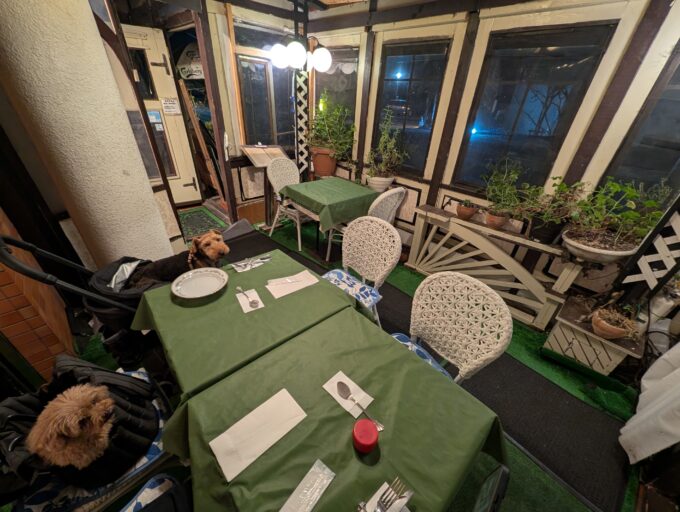 テラス席(サンルーム) ほぼ店内です