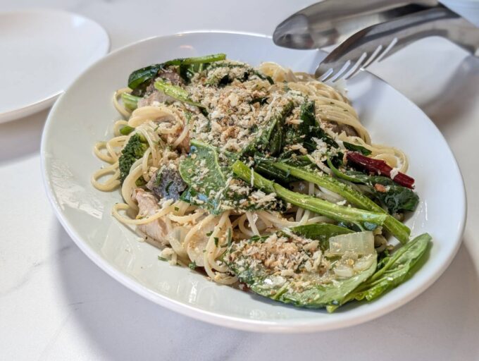 ブリのペペロンチーノ