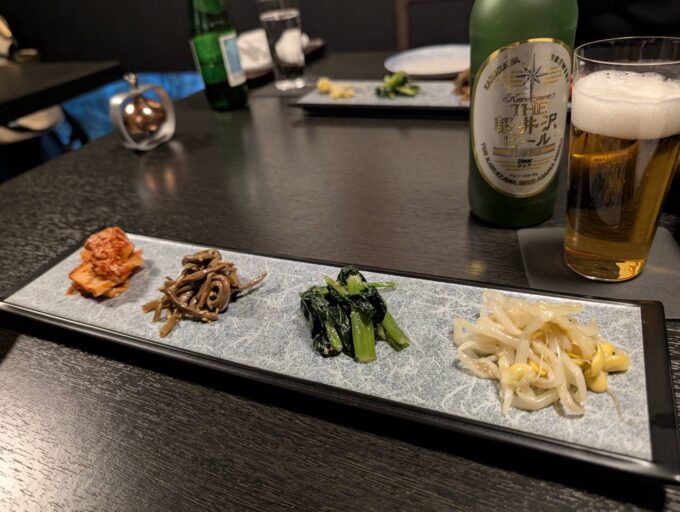 ナムルときむちの盛り合わせ