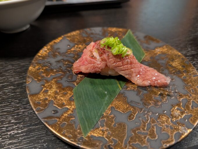 和牛赤身肉の握り