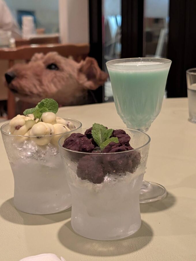 自家製レーズンバターとチョコレート,グラスホッパー