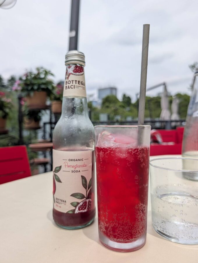 この日はノンアルコール
