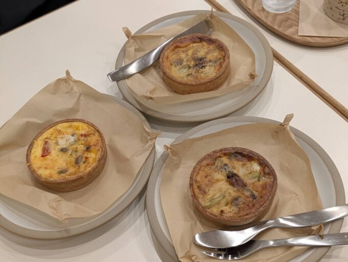キッシュ3種