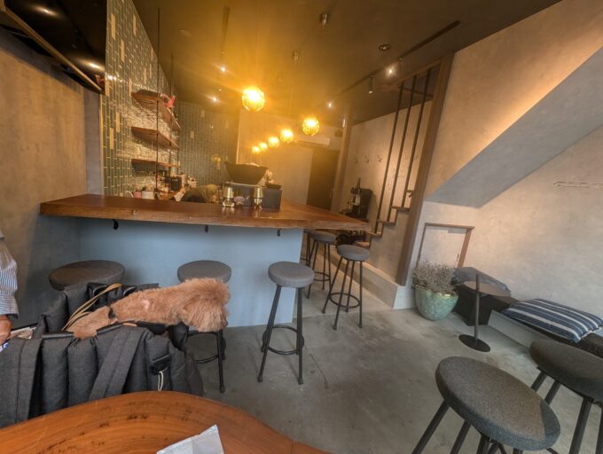 店内 ペットOKは入口付近だけです